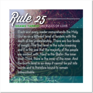 40 RULES OF LOVE - 25 Posters and Art